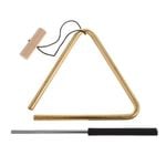 Meinl Percussion 6 Inch Triangle Solid Brass HC w/ Striker