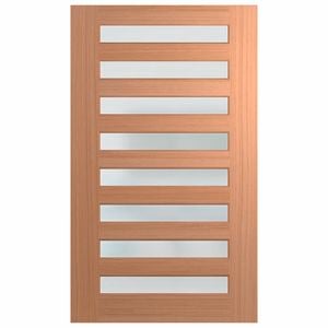 Hume 2340 x 1020 x 40mm Entrance Door Savoy Translucent Glass XS28