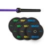 Smai 105kg Hd Bumper Plate Set Inc 15kg Barbell - 15kg Purple Barbell