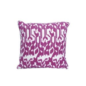 J.Elliot Acalan Ikat Purple Filled Cushion