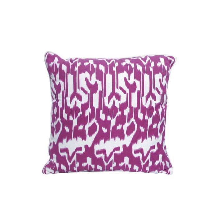 J.Elliot Acalan Ikat Purple Filled Cushion