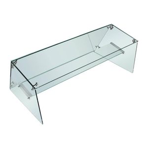 Polar Glass Surround For Gm498 Chest Freezer Display Stainless Steel 200 X 953 X 553mm Df686