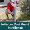 Letter Box Installation Post Mount Install