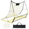 VEVOR 180x160cm Soccer Rebounder Net Black with Portable Bag Training Equipment