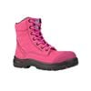 shewear Achieves Hot Pink Womens Safety Workboots - Size 11/42