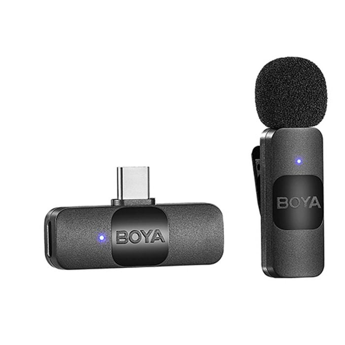 Boya BY-V10 Wireless Lavalier Microphone For Android USB-C Smartphone