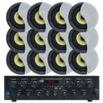 Weconic Bluetooth Amplifier + 12x 6" Indoor Ceiling Speaker Package