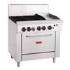 Thor 4 Burner Oven With 12" Griddle And Flame Failure Lpg Tr-4f-g12f Lpg