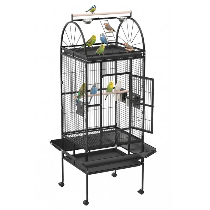 Advwin 180cm Large Bird Cage Top Ladder Parrot Aviary Budgie