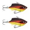 2x Rapala 6cm Rap V Blade Sinking Vibe Fishing Lures - Redfire