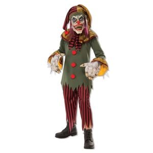 Rubies Crazy Clown Circus Kids Boys Dress Up Halloween Party Costume Size L