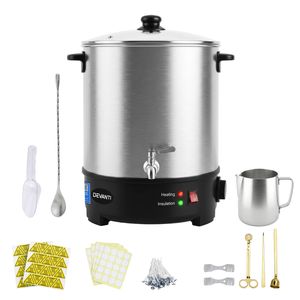 Devanti 16L Wax Melter Candle Making 1500W Melting Pot Furnace Quick Pour Spout