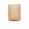 Rayell Votive 17cm Tall Glass Candle Holder - Peach