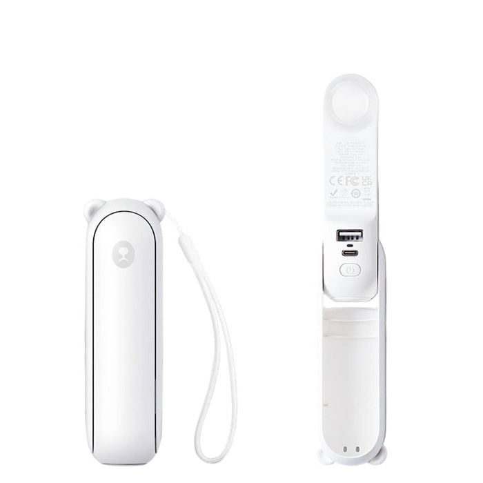 Portable Handheld Fan With Led Light