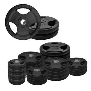 100kg Olympic Weight Plate - 1.25kg x 8+ 2.5kg x 8+ 5kg x 8+ 7.5kg x 4