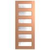 Hume 2340 x 820 x 40mm Entrance Door Savoy Cathedral Glass XS26