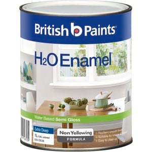 British Paints 1L Extra Deep Semi Gloss H2O Enamel Paint