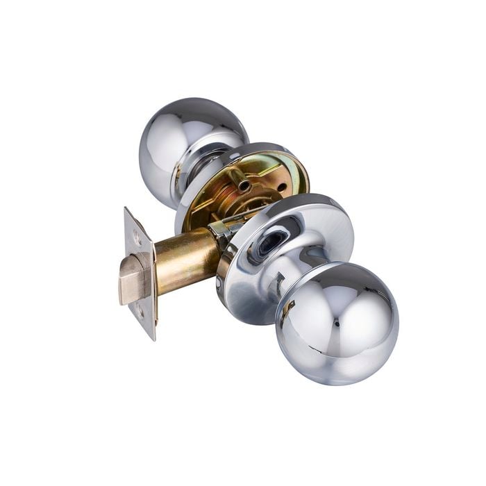 Schlage Chrome Regent Series Denver Passage Knobset