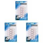 48pc Formula Sports Kelly Pool Marbles Cue Sport Accessories - White