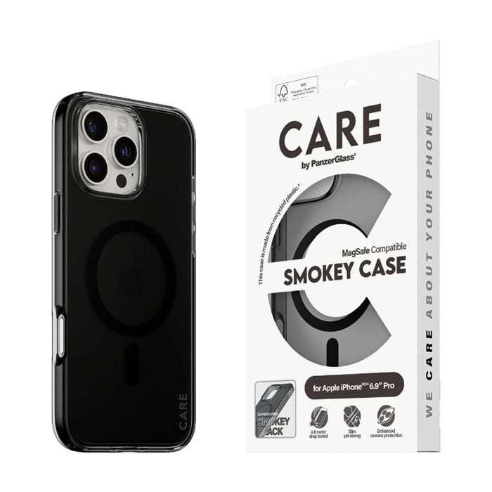 Panzer Flagship Mag-Safe Phone Case for iPhone 16 Pro Max - Smokey