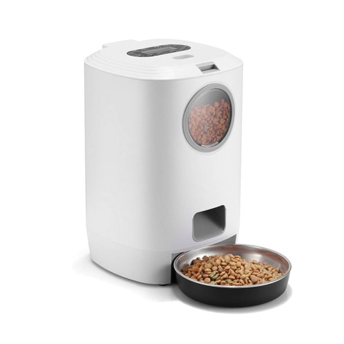 Yes4pets 4.5l Visible Automatic Digital Pet Dog Cat Feeder Food Bowl Dispenser