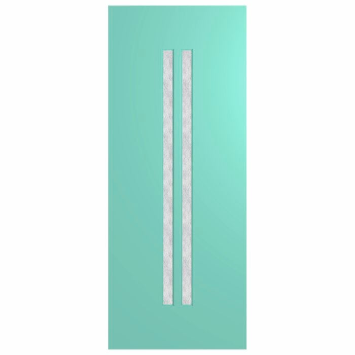 Hume 2040 x 820 x 40mm External Door Verve Rice Paper Glass VER2