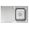  Mondella Single RH Bowl Topmount Sink With Drainer