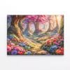 Garden of Colorful Flowers  Print 100% Australian Made 90 x 60cm  (Stretched)