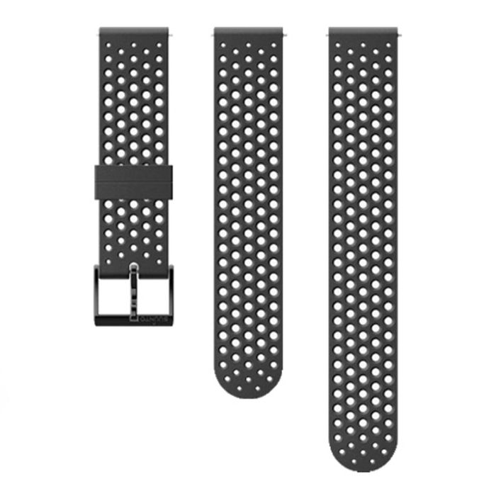 Suunto 20mm Athletic 1 Silicone Strap - Black S+M