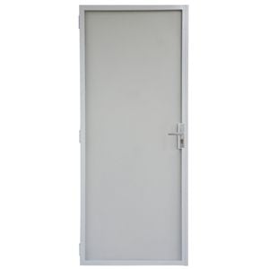 Pillar 1980 x 810mm White Barrier Screen Door