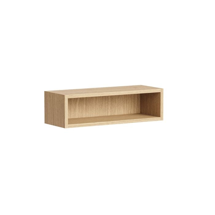 Kaboodle 200-299mm Honey Oak Customisable Shallow Infill Open Shelf