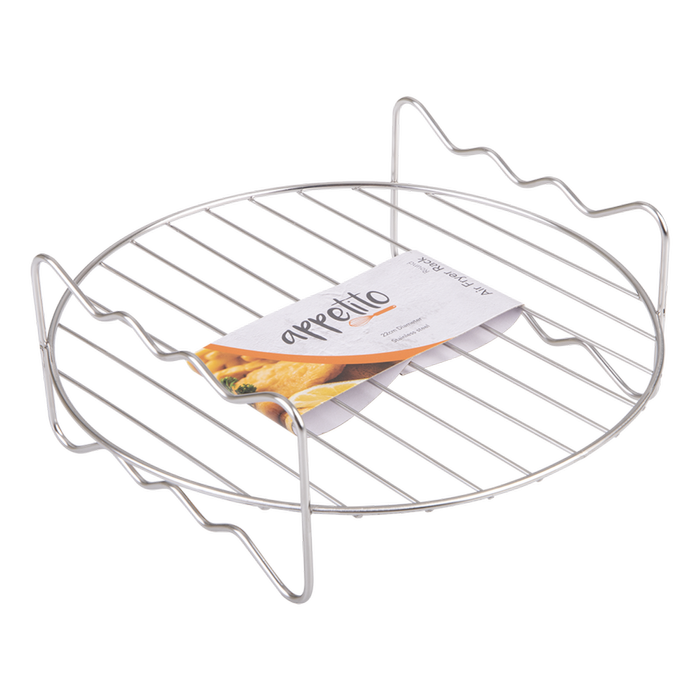 Appetito Stainless Steel Air Fryer Rack 22cm - Round