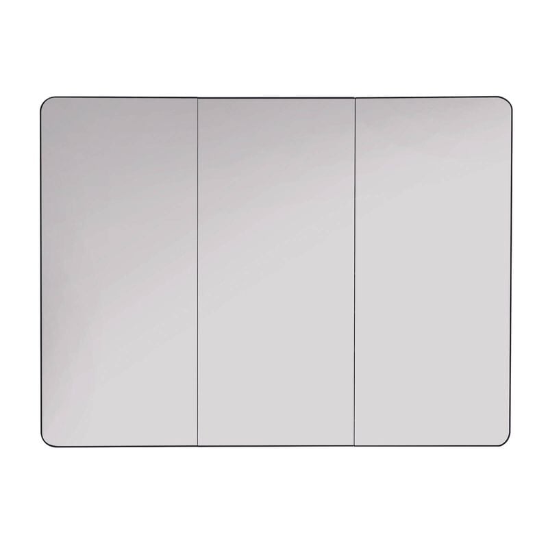 Mondella 1200 x 900mm Radius Framed Mirror Cabinet