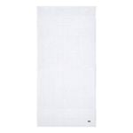 Lacoste LLECROCO Soft Organic Cotton Guest Towel Blanc 40x60cm