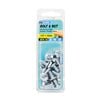 Zenith 1/4" x 12mm Zinc Plated Mushroom Head Bolt And Nut - 16 Pack