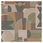 Holden Decor Khalili Khaki/Orange Wallpaper