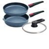 2pc Woll Diamond Lite 28cm Frypan And Saute Pan Set Nonstick Detachable Handles