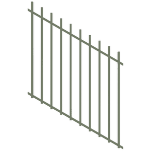 ProtectorAl 350 - 1200 x 1200mm Pale Eucalypt Raked 16-30º Batten Pool Fence Panel