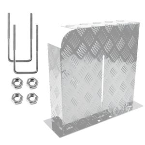 Alpen Outdoor Base Mount Fuel Tank Cover Left for 10/15L Fuel Tank Silver