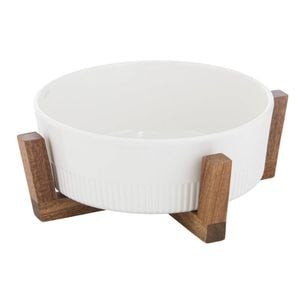 Ladelle Alto Oven To Table 23cm Round Rib Bowl With Trivet