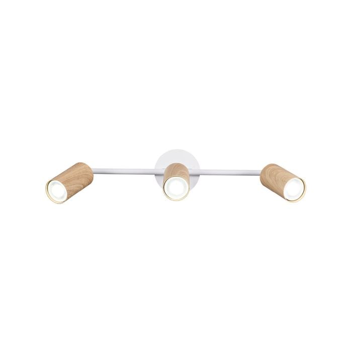 Brilliant Jez DIY 3 Light Wood Grain Spotlight