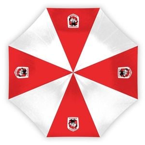 NRL Compact Umbrella - St George Illawarra Dragons- Rain - Glovebox- W17cm L60cm