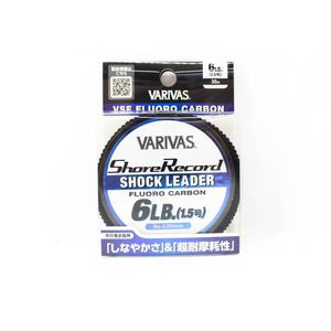 Varivas Shore Record 30m VSF Fluorocarbon Shock Fishing Leader 6lb