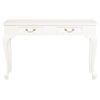 Centrum Furniture Queen Anne 2 Drawer Sofa Table - White