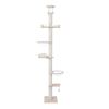 LOLOPAWS 230-290CMF Floor to Ceiling Cat Tree 12cm Scratching Post