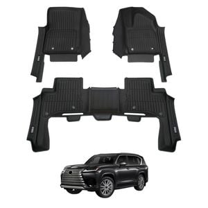 AUSGO 7D Injection Floor Mats for LEXUS LX Series LX500d LX600 2021-Onwards Floor Liners