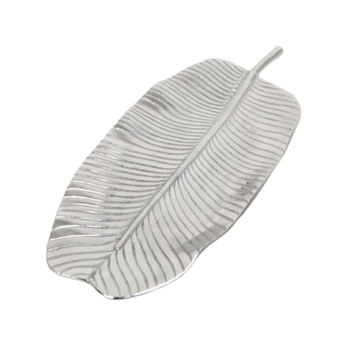 SSH COLLECTION Banana 60cm Long Decorative Leaf - Nickel