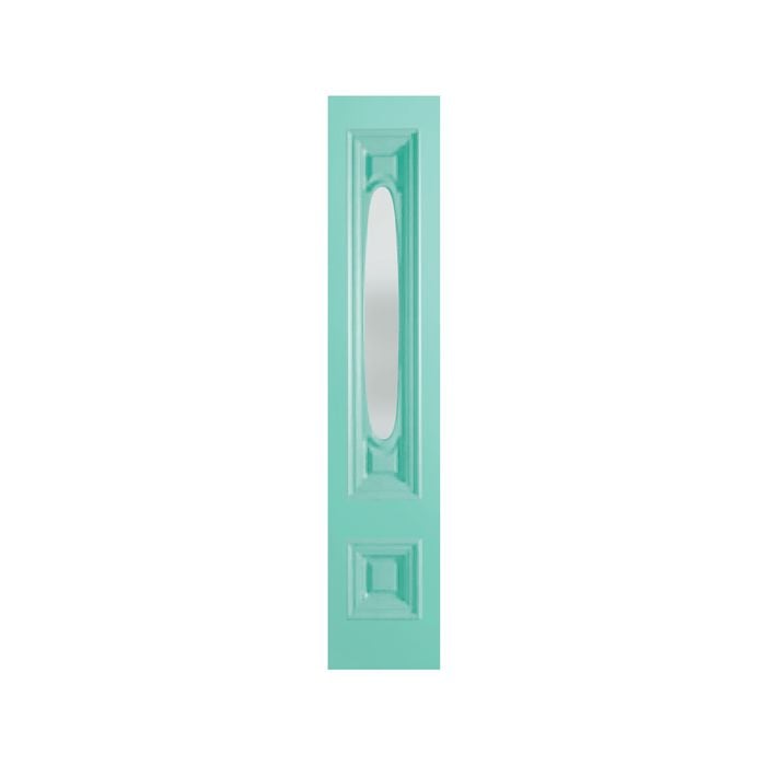 Hume Doors 1980 x 400 x 40mm Glazed Bevelled Flower Regency XR2 Entrance Panel