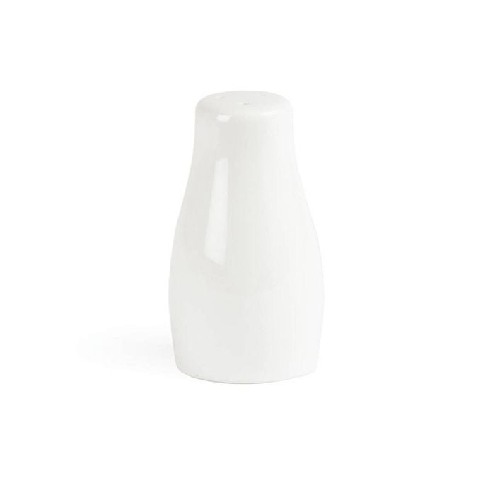 Olympia Whiteware Salt Shakers 90mm Porcelain Tableware (12 Pack)