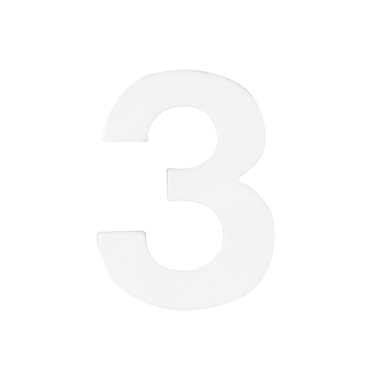 Puig 4256A Sticker Number 3, 115 Mm, Blue, 5 Pieces